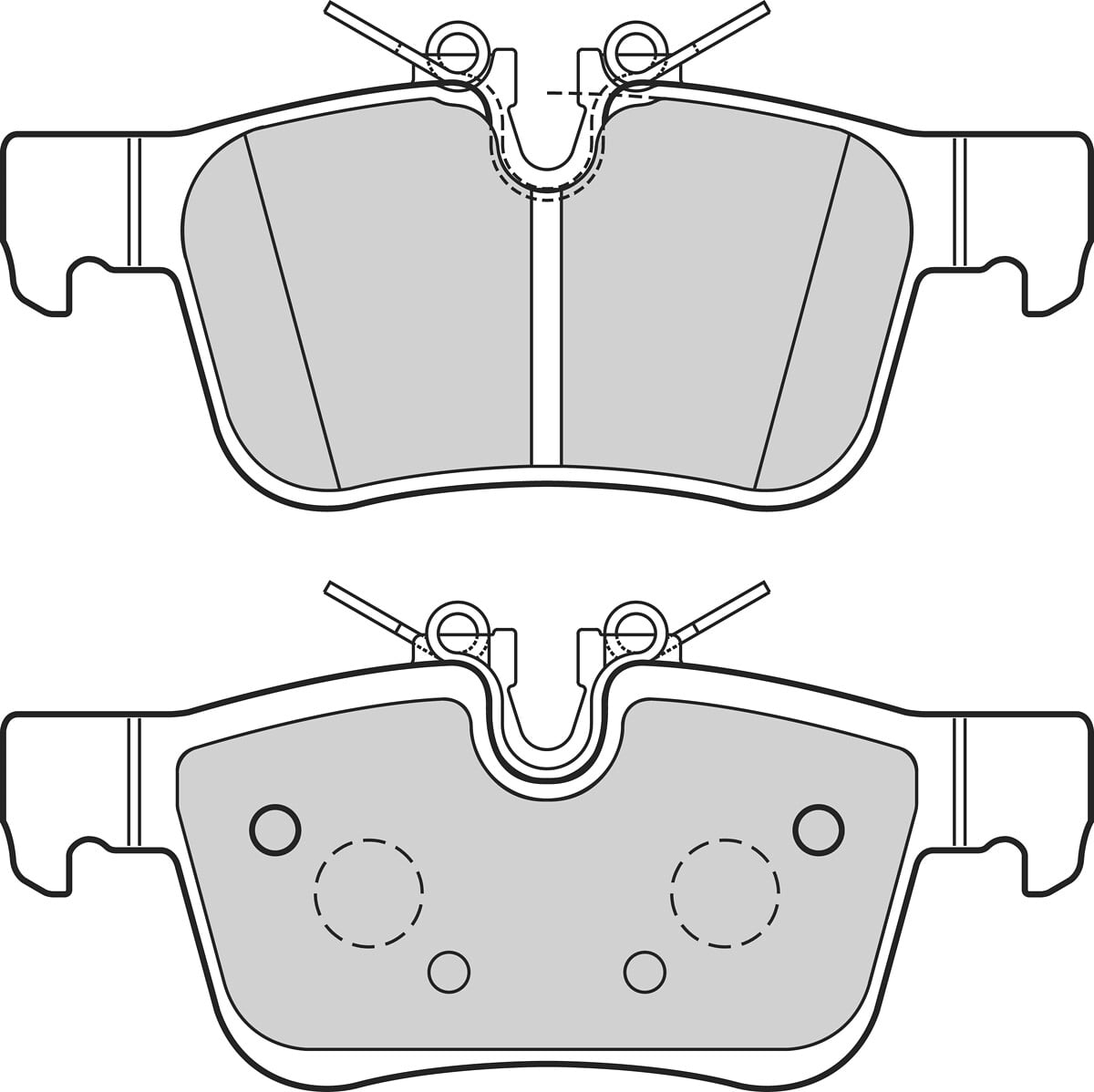 Jogo de 4 pastilhas de travão VALEO ref. 302705